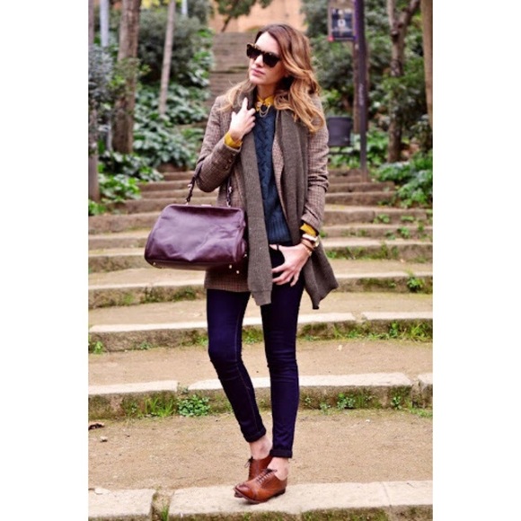 $328 Frye Grace Oxford Light Pink Real Leather Lace Up Casual Formal Work Flat - Picture 8 of 16